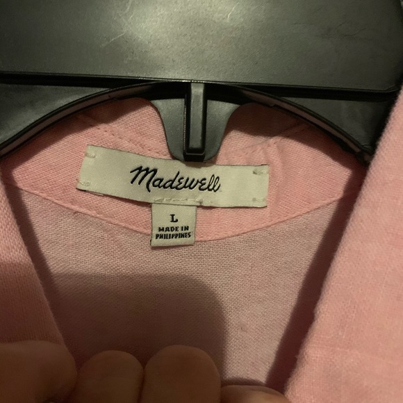 Madewell Tie Front Top   Size L - Picture 5 of 15